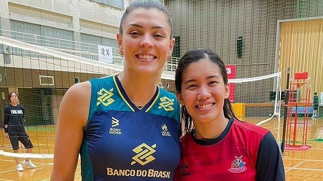 Jia de Guzman switches jersey number with Japan V.League team